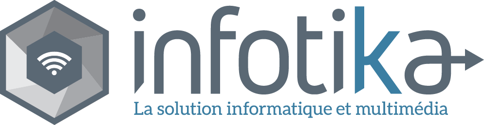 Logo Infotika et slogan